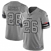 Nike Patriots 26 Sony Michel 2019 Gray Gridiron Gray Vapor Untouchable Limited Jersey Dyin,baseball caps,new era cap wholesale,wholesale hats